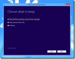 Windows 8.1 Preview Installation