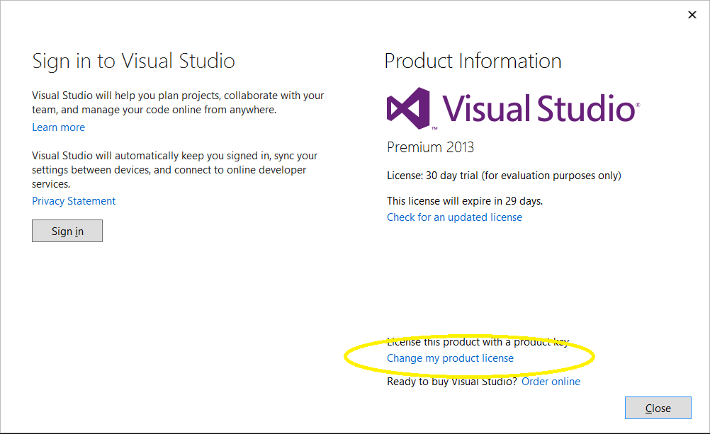 Visual studio 2017 product key