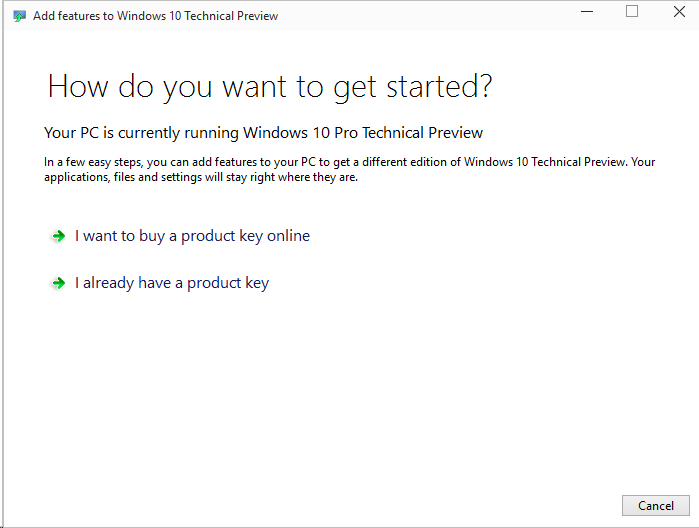 Pre-release product keys for Windows 10 Insider Preview won’t work